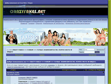 Tablet Screenshot of crazyfakes.net